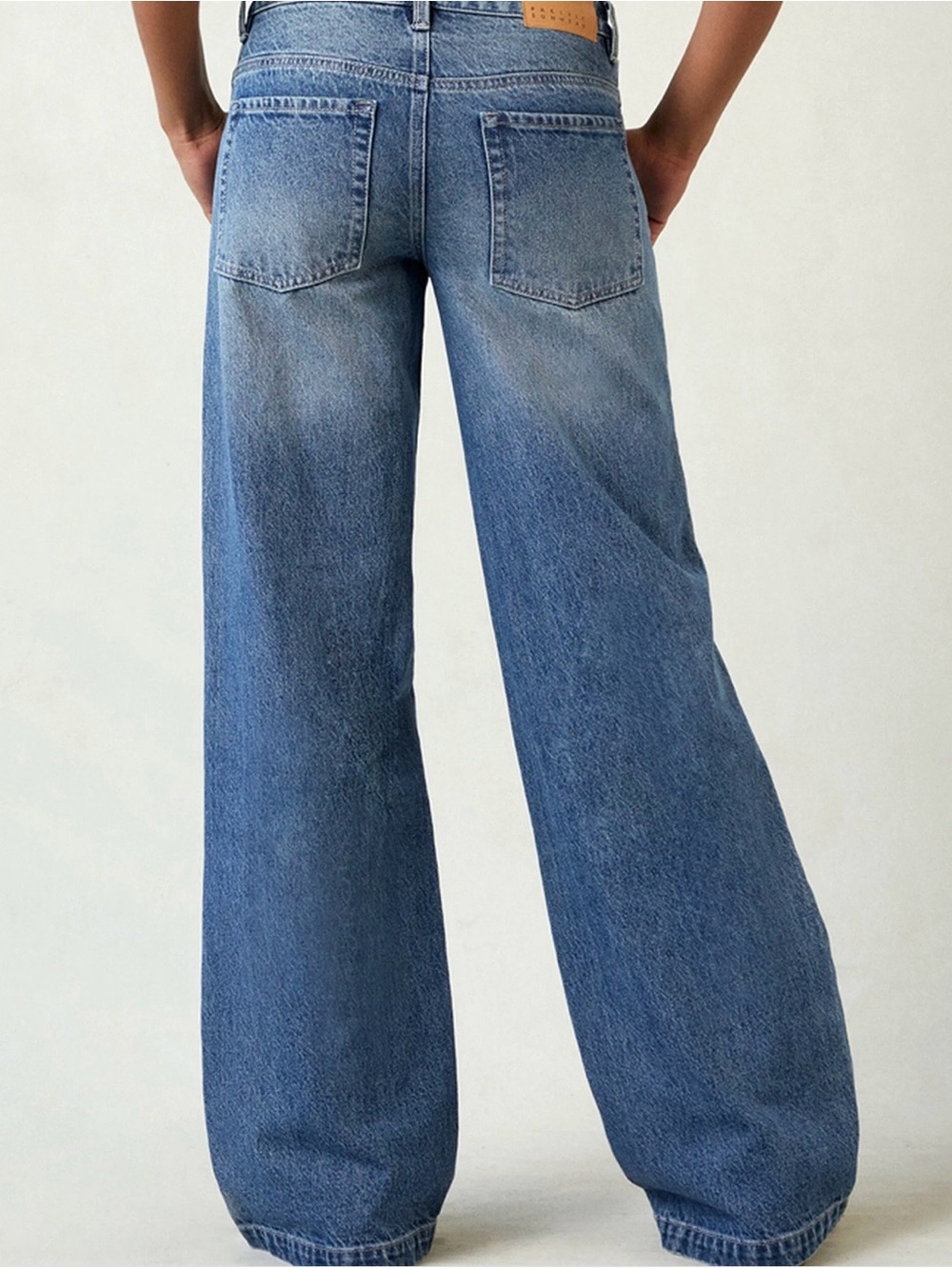 PacSun- Casey Low rise Baggy Jeans- Indigo- size 28- regular length - Picture 3 of 6